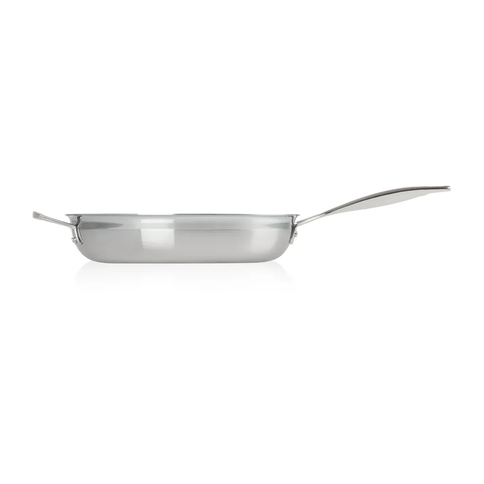 Le Creuset 3-Ply rostfri stekpanna 28 cm med hjälphandtag