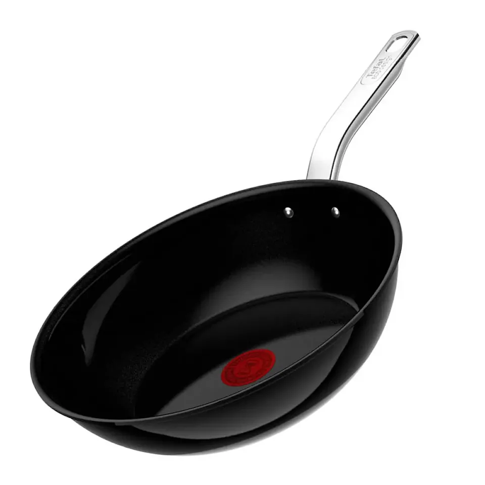 Tefal Renew+ wokpanna 28 cm i svart