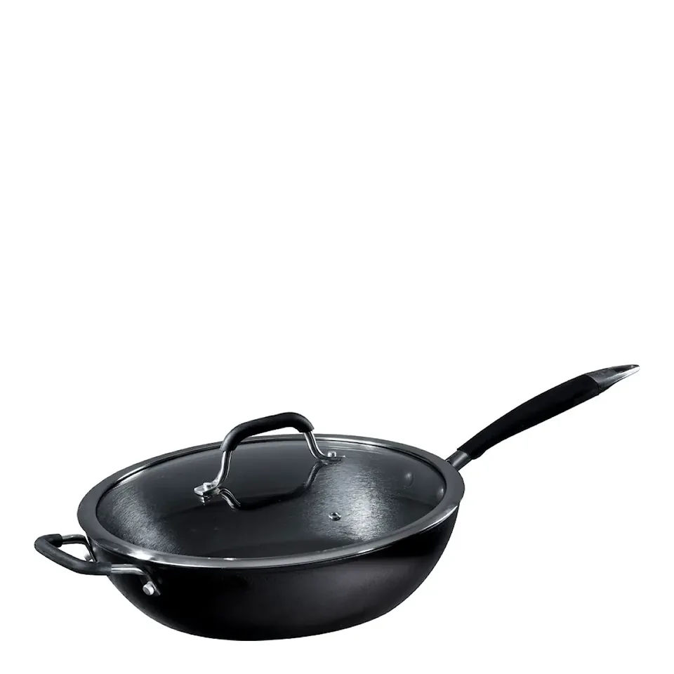 Ronneby Bruk Ultra Light traktörpanna med lock i lättgjutjärn 28 cm
