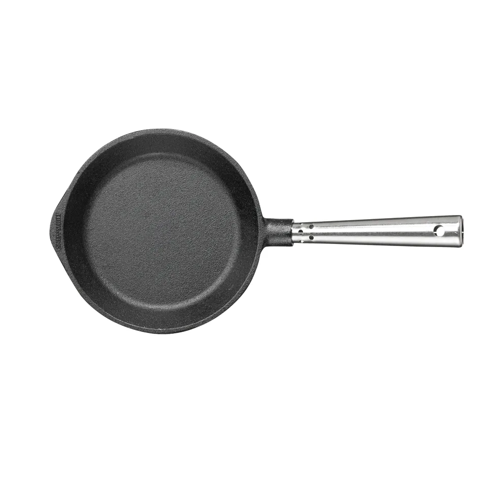 Skeppshult gjutjärnspanna 18 cm med stålhandtag