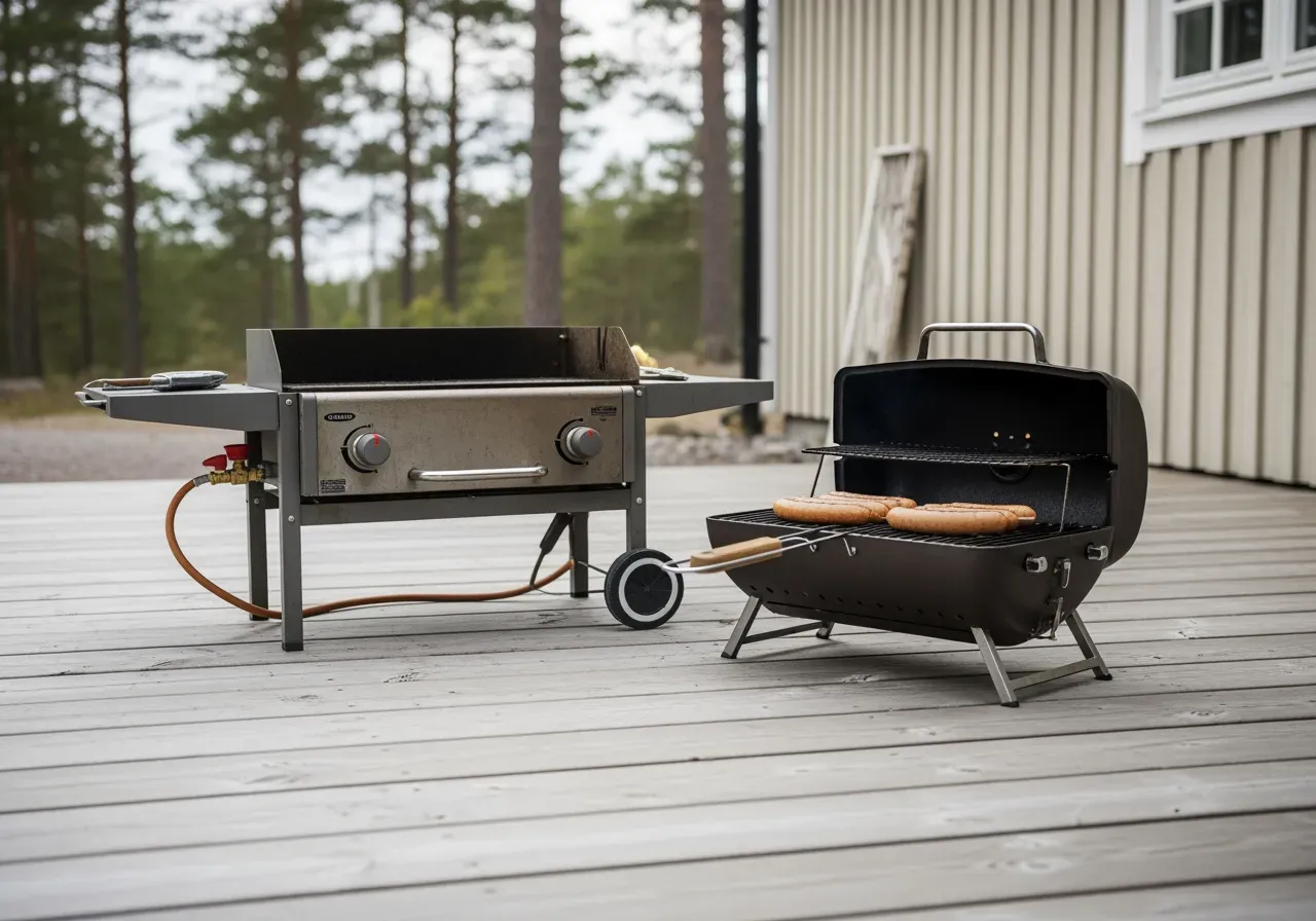 Gasolgrill och korvgrill för nybörjare