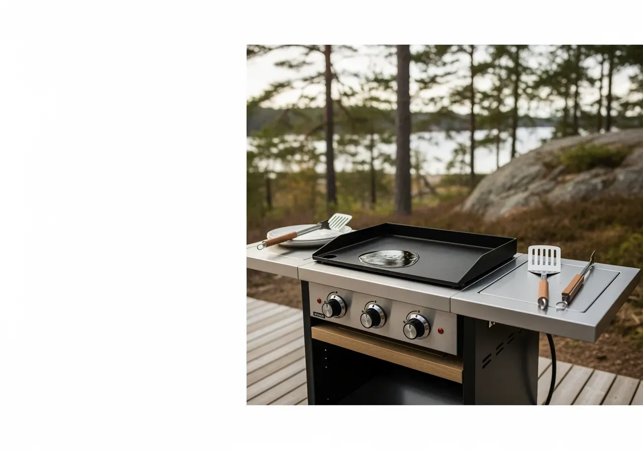 Grillstation och stekbord för nybörjare