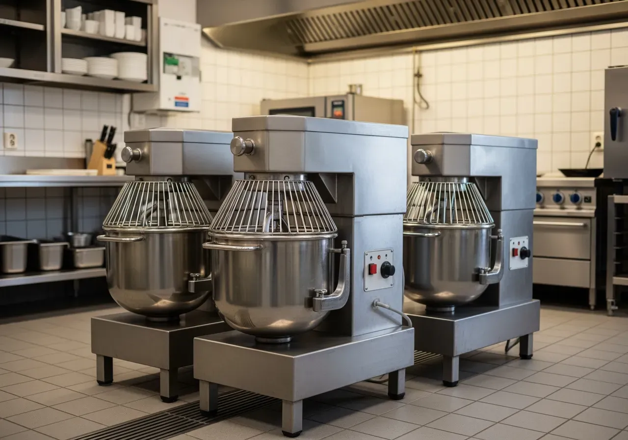 Kompakta köttblandare för storkök