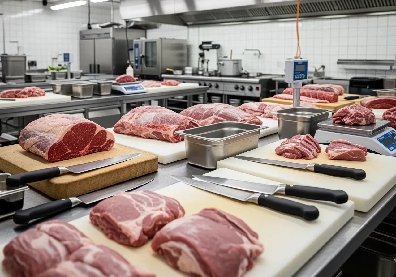 Köttberedning i storkök för nybörjare