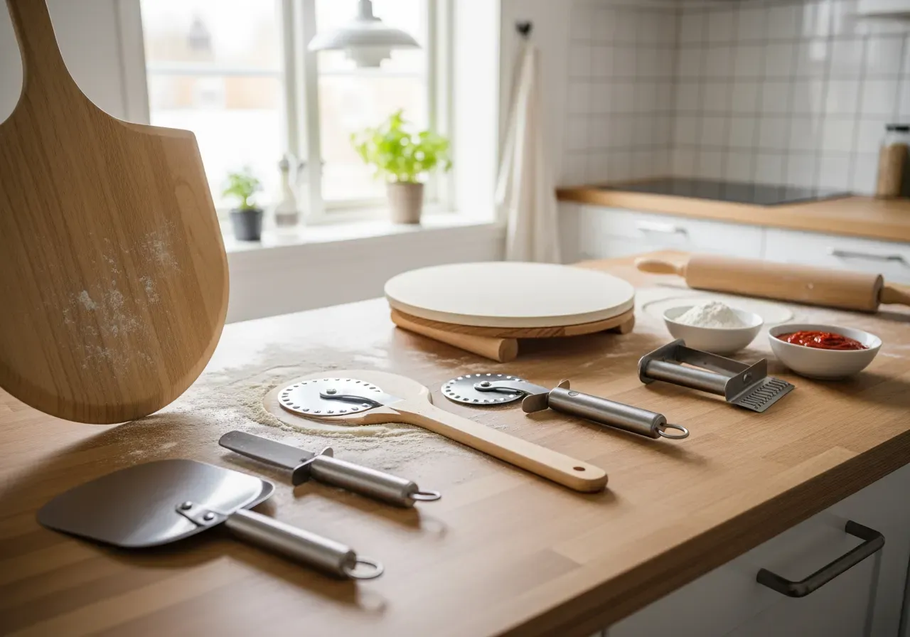 Verktyg för pizzalinje hemma