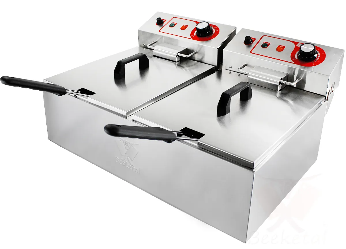 Fritös 9 + 9 liter - 230 V