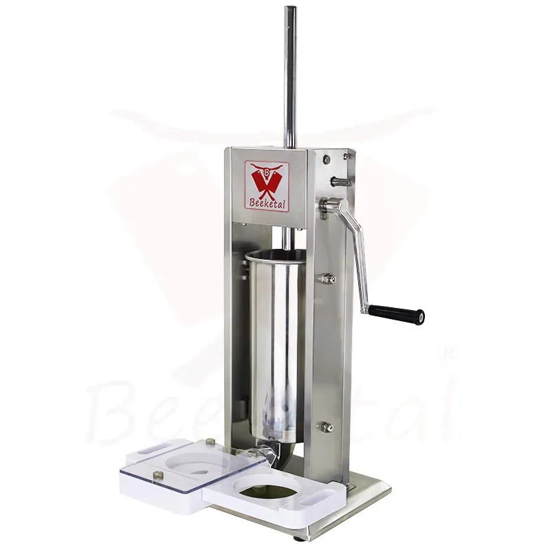 Hamburgerpress 5 liter inkl korvfyllningsrör