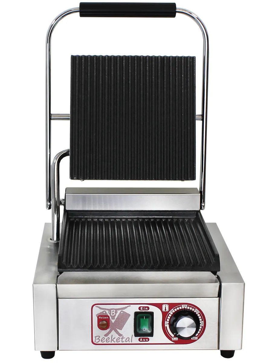 Kontaktgrill hel räfflad