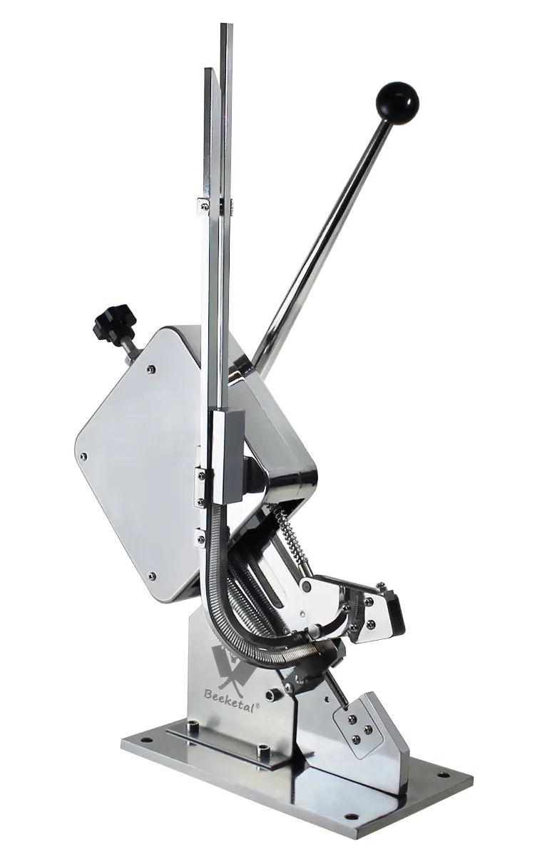 Manuell korvklippare i rostfritt stål - inklusive 1000 clips