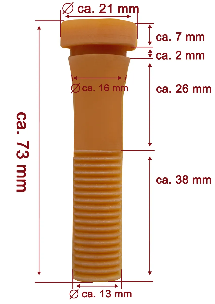 Plockfingrar för plockningsmaskin 10 pack - 21 mm