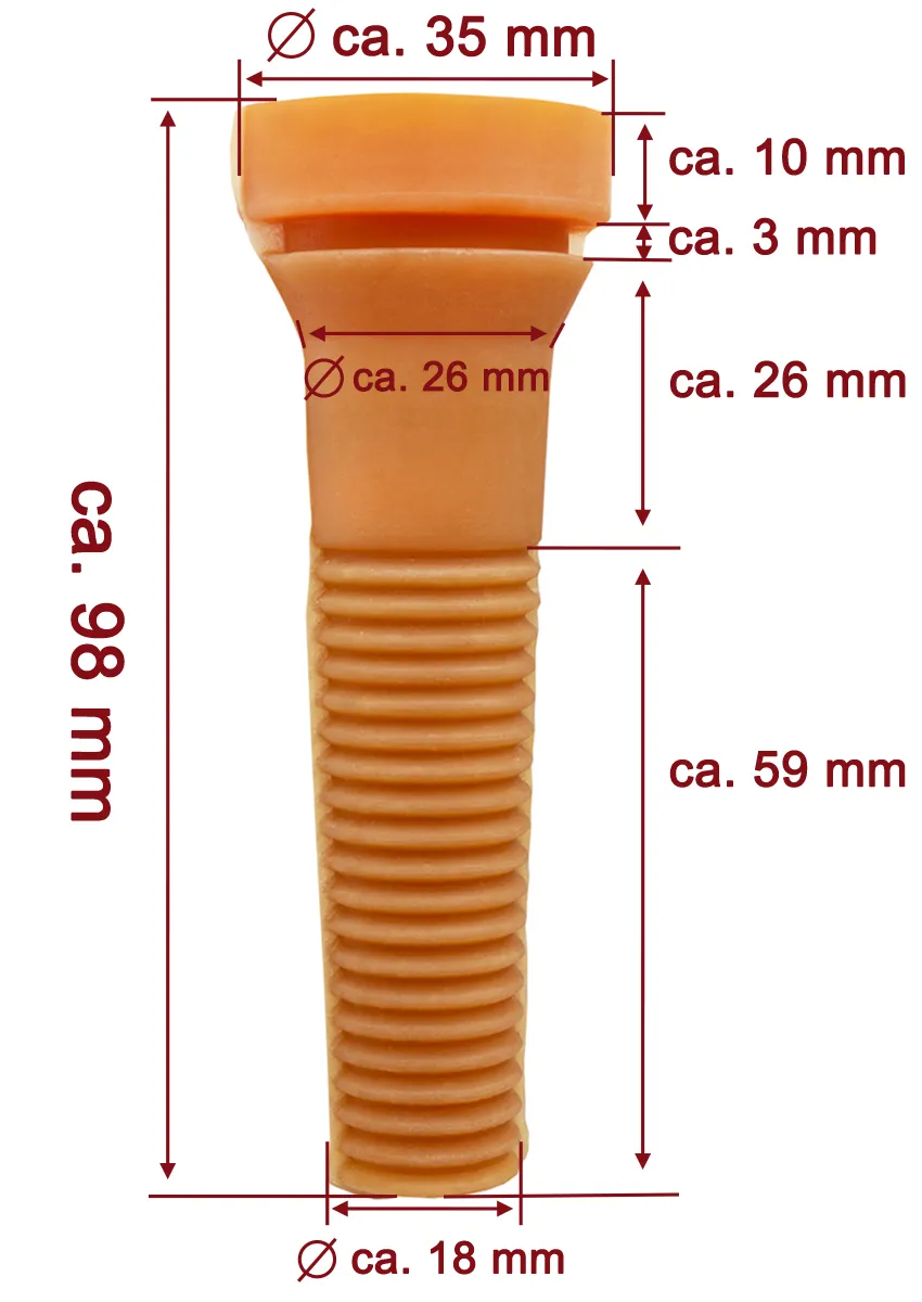 Plockfingrar för plockningsmaskin 10 pack - 35 mm