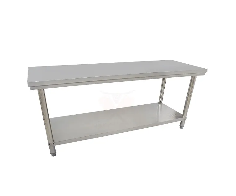 Rostfri arbetsbänk 200x60 cm