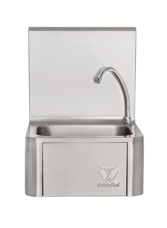 Rostfri handfat med knästöd