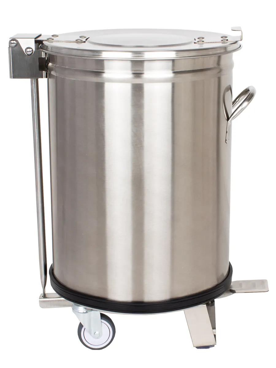 Rostfri soptunna 50 liter