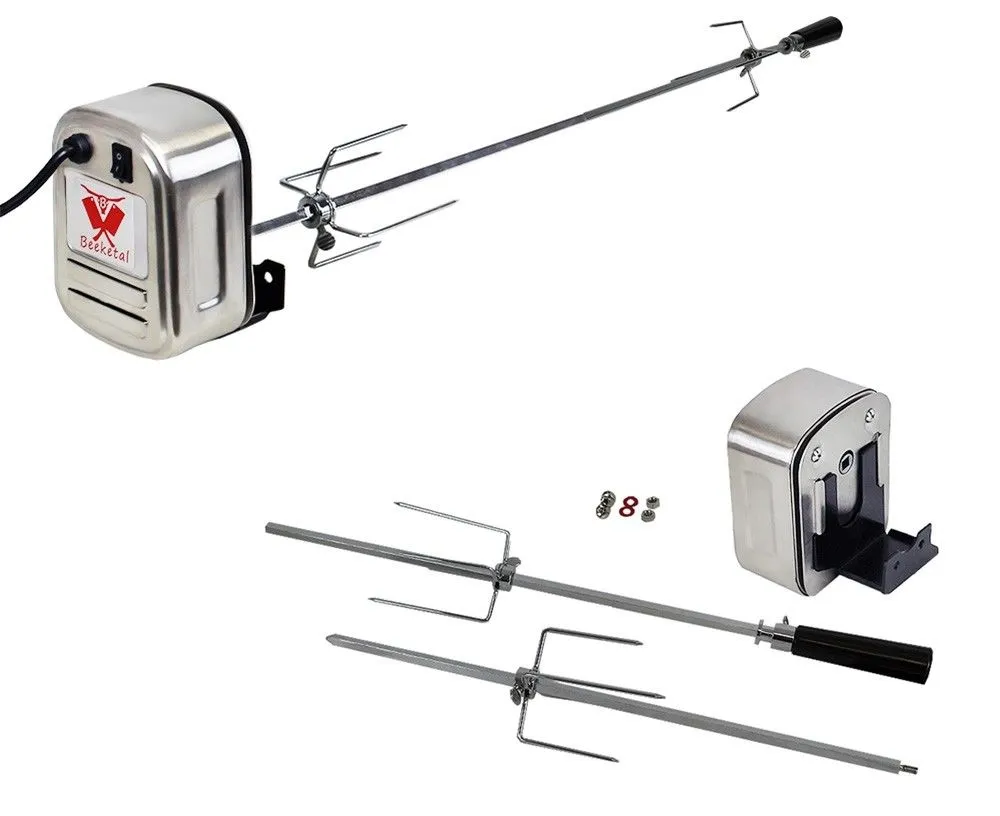 Roterande Grillspett med motor