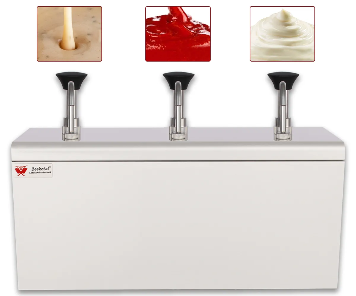 Såsdispenser rostfritt stål