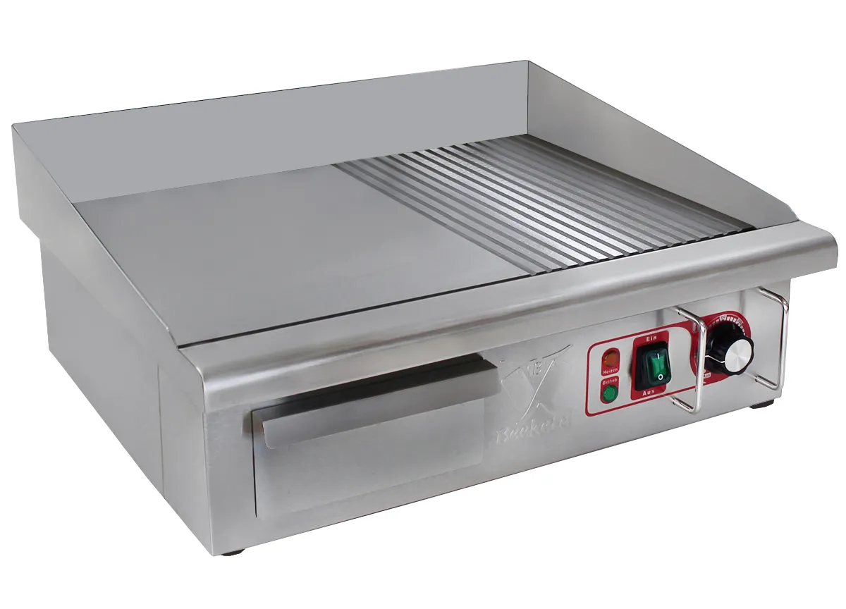 Stekbord 55cm 1/2 räfflad, 1/2 slät