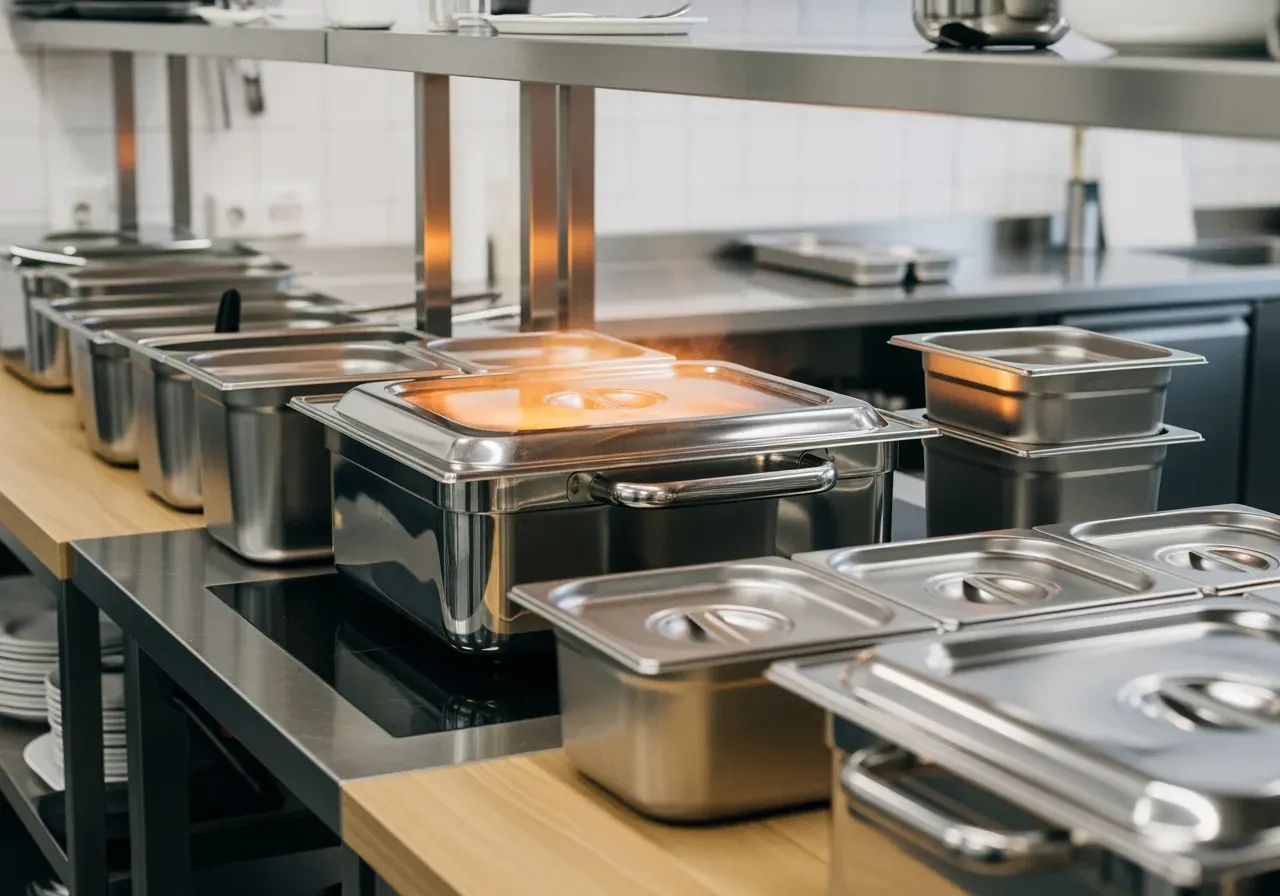 Rostfri varmhållning och förvaring