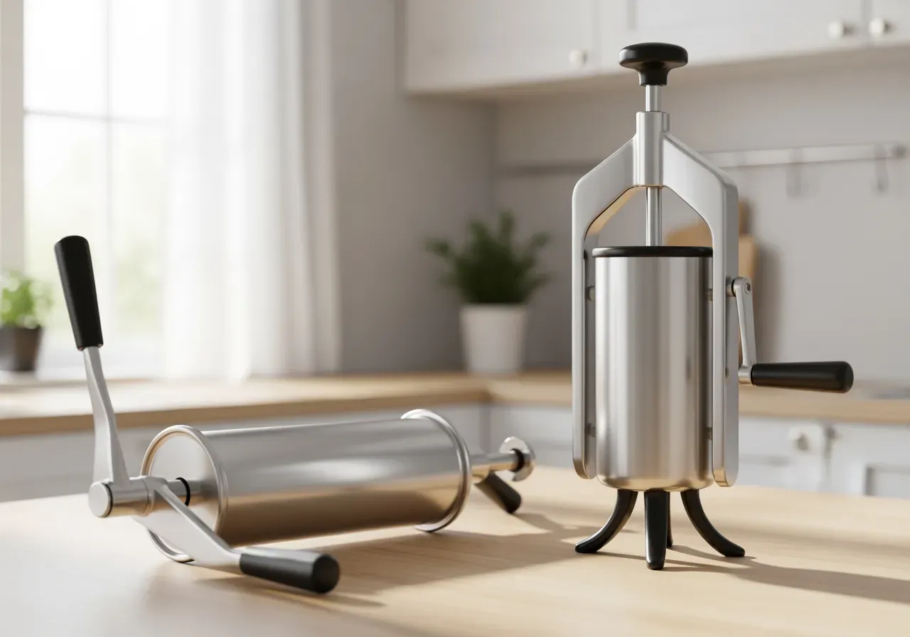 Horisontell och vertikal korvstoppare guide