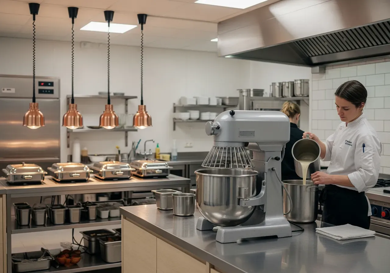 Mixa hälla och varmhålla i storkök