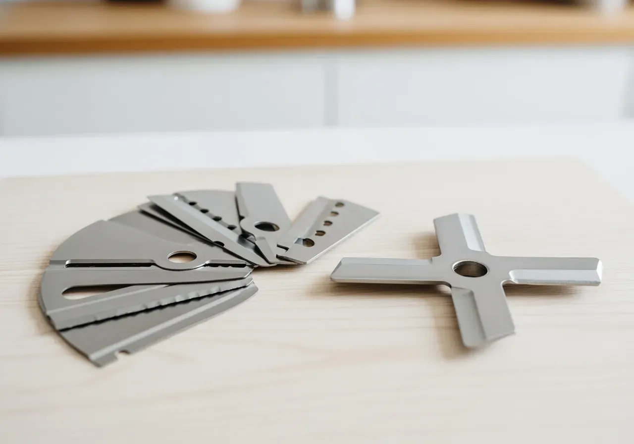 Reservknivar till grönsaksskärare och köttkvarn