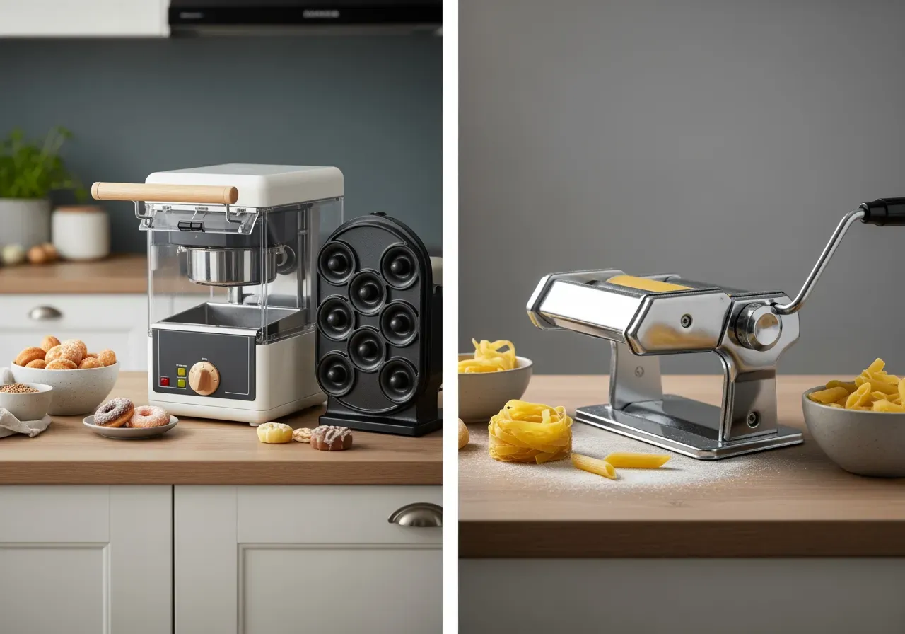 Maskiner för snacks och pasta