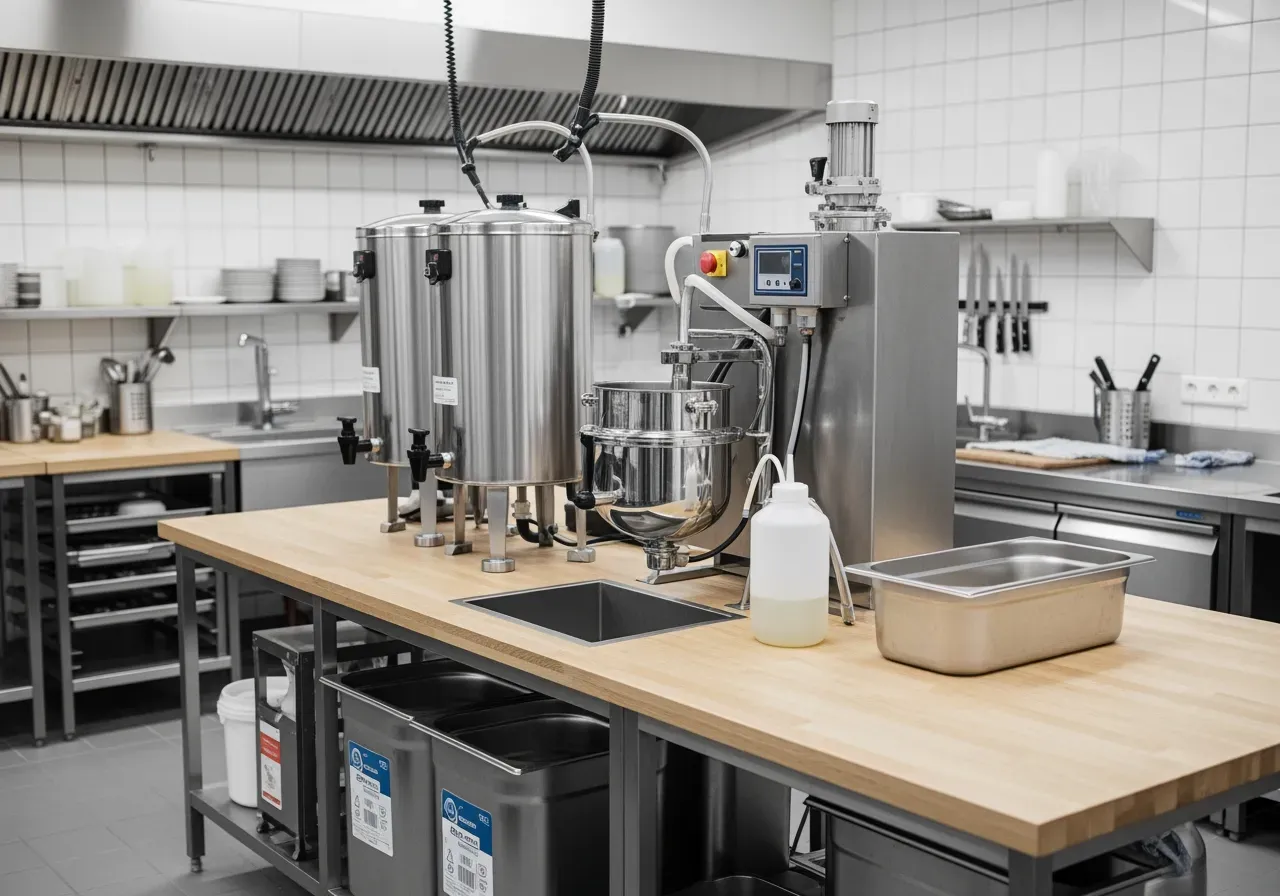 Utrustning för vätskor i storkök