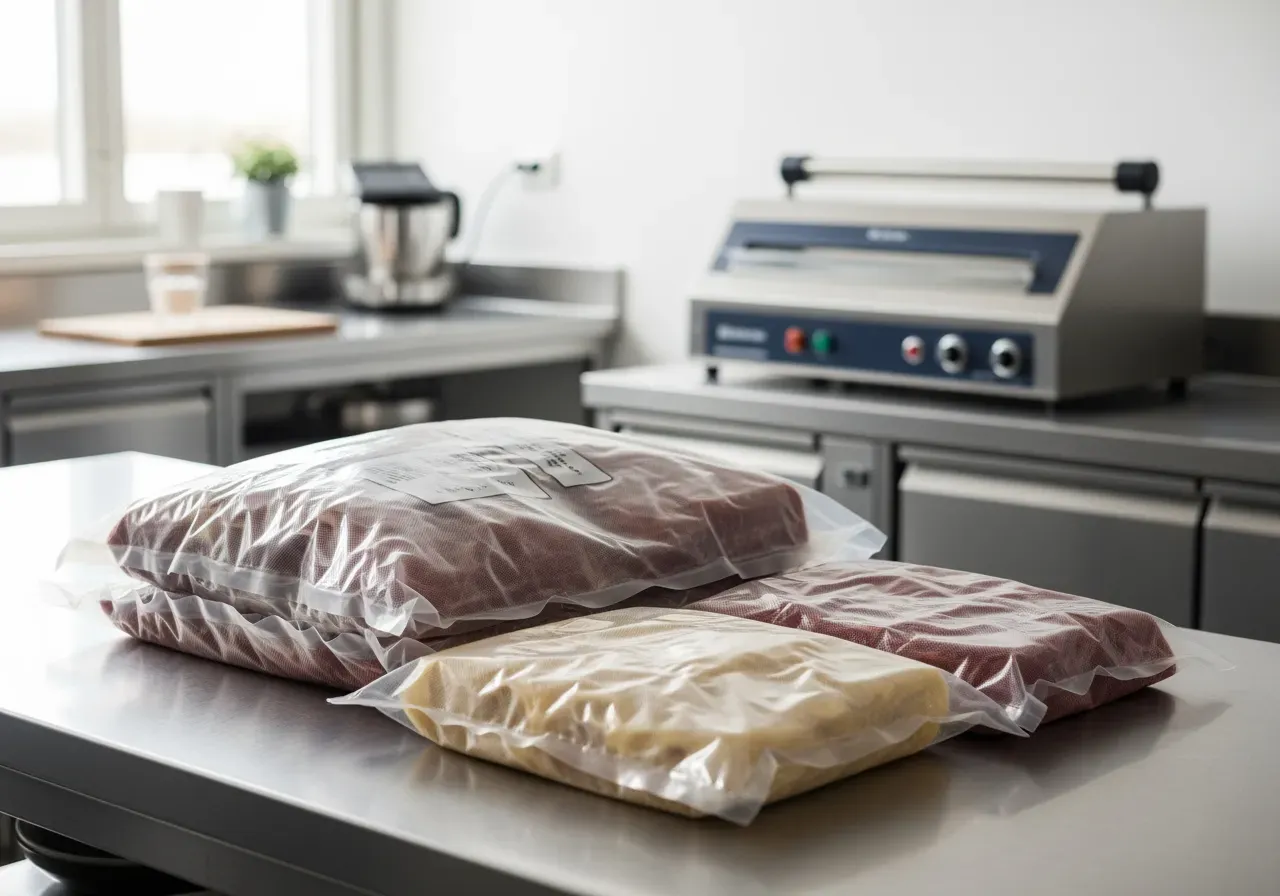 Vakuumpåsar i storpack för storkök