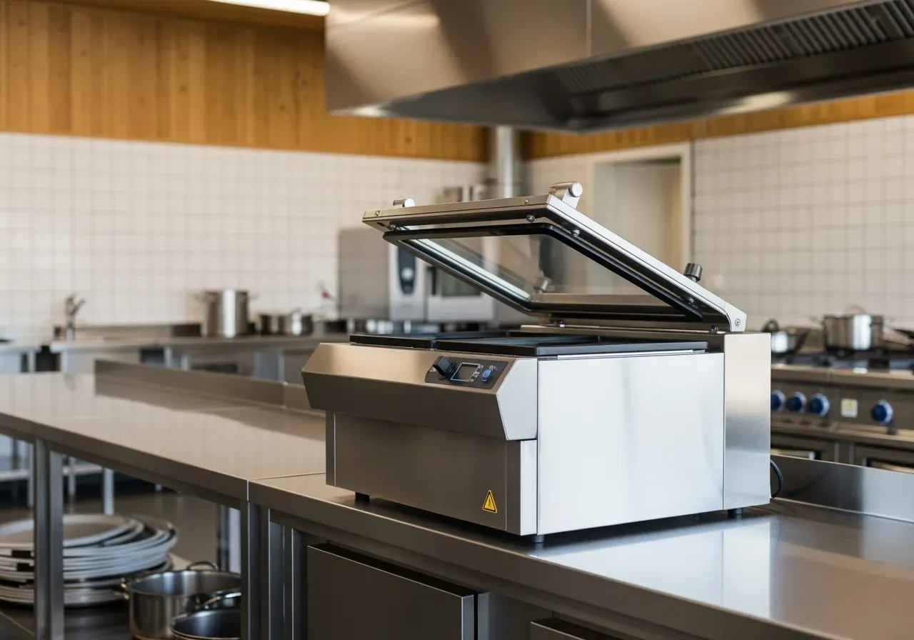 Vakuummaskin i storkök